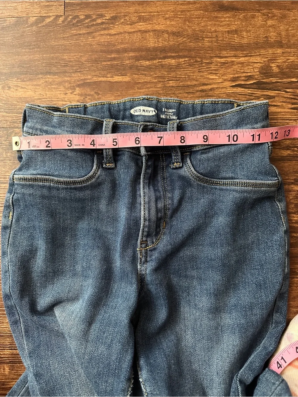 OLD NAVY 14 Ballerina Built in tough stretch blue jean jeggings